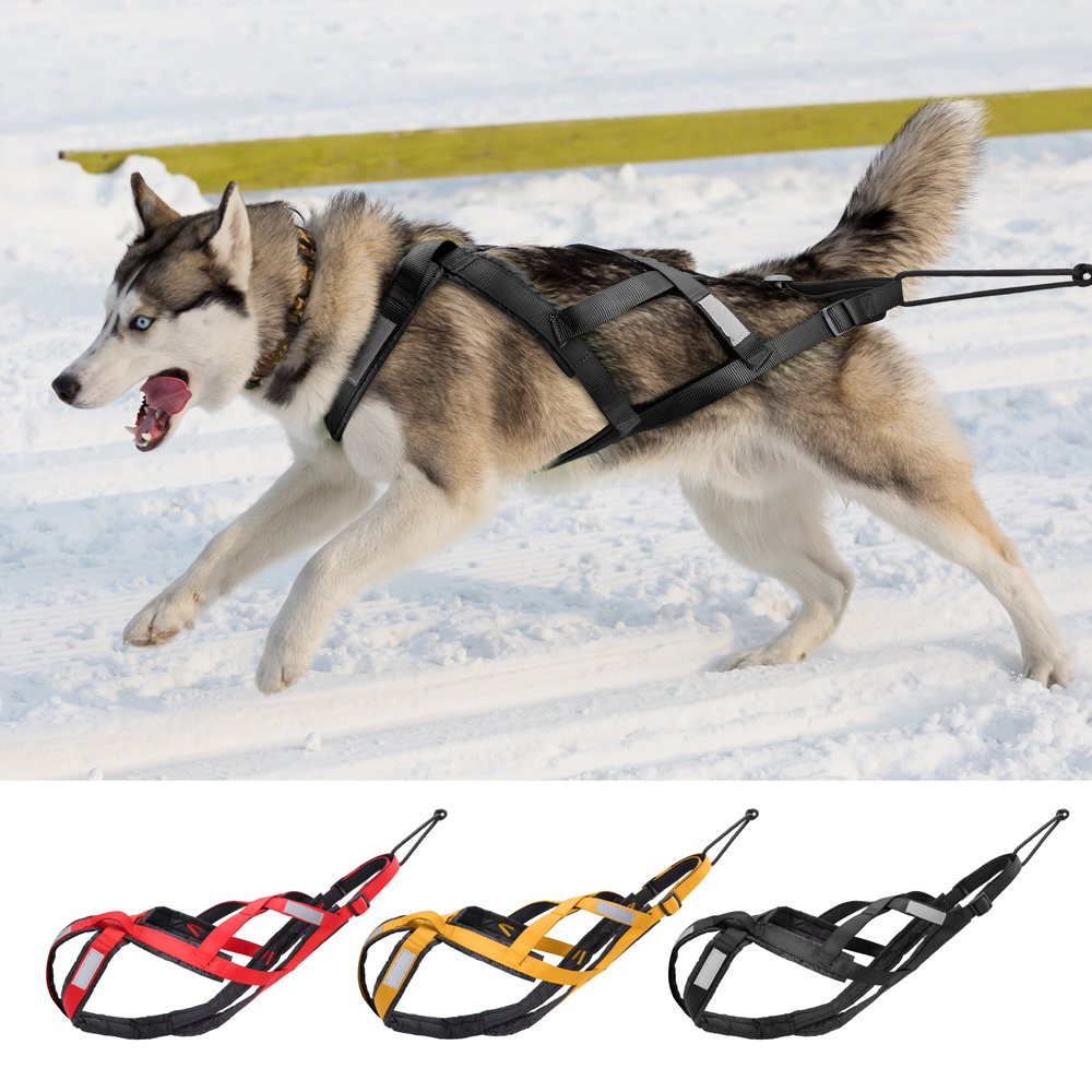 No Pull Dog Harness - Waterproof Dog Sled Pulling Harness Pet