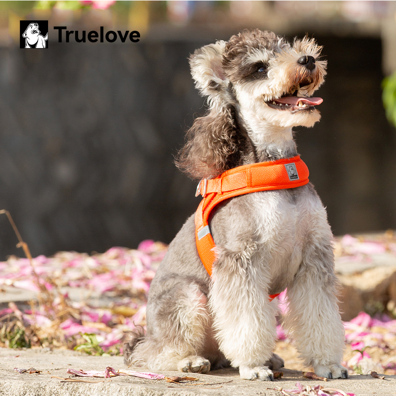 No Pull Dog Harness - TRUELOVE Reflective Dog Harness Vest Adjustable