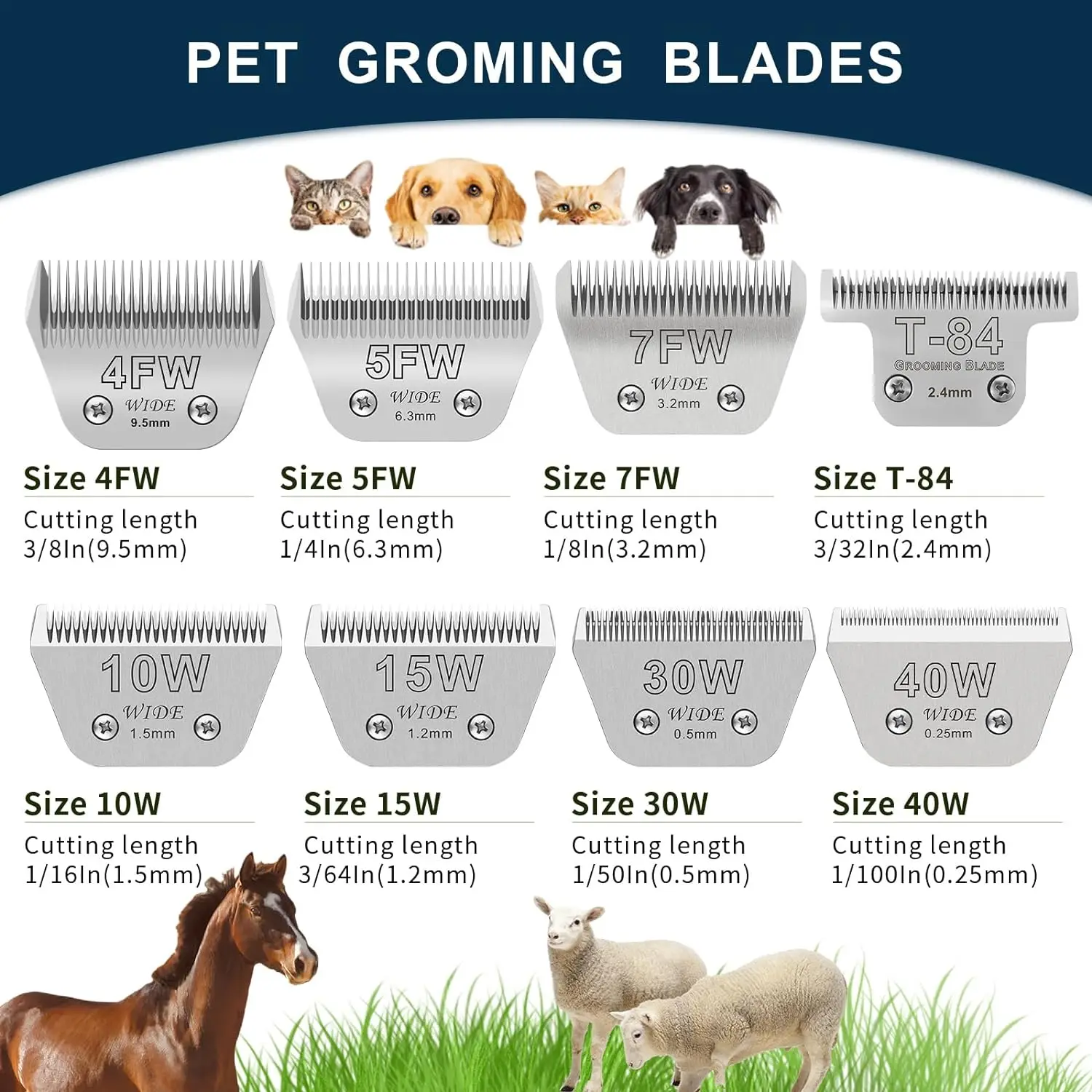 Detachable animal wide blade F – Dog Grooming Clippers recenzja i cena