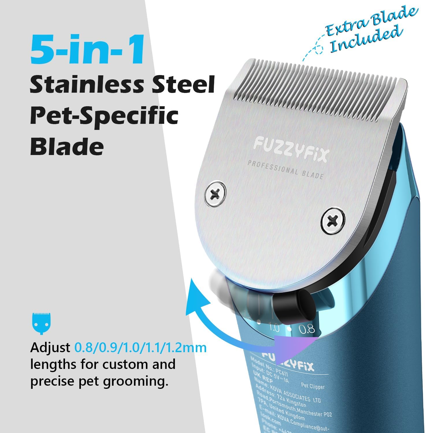 5-in-1 Cordless Pet Grooming C – Dog Grooming Clippers recenzja i cena