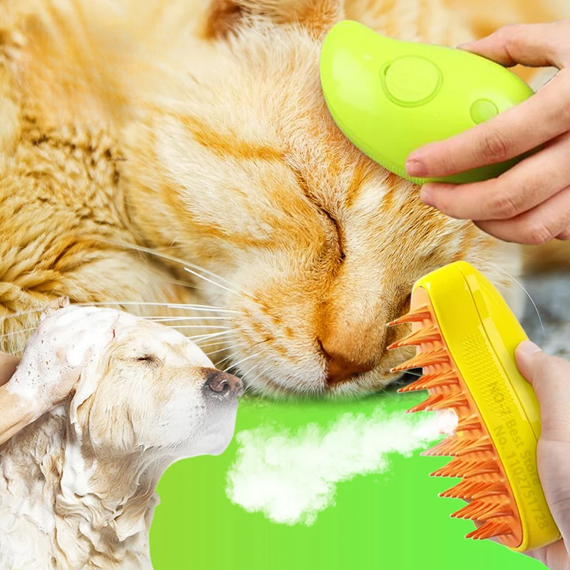3-in-1 Steamy Brush for Pet Ca – Pet Supplies Grooming Hours recenzja i cena