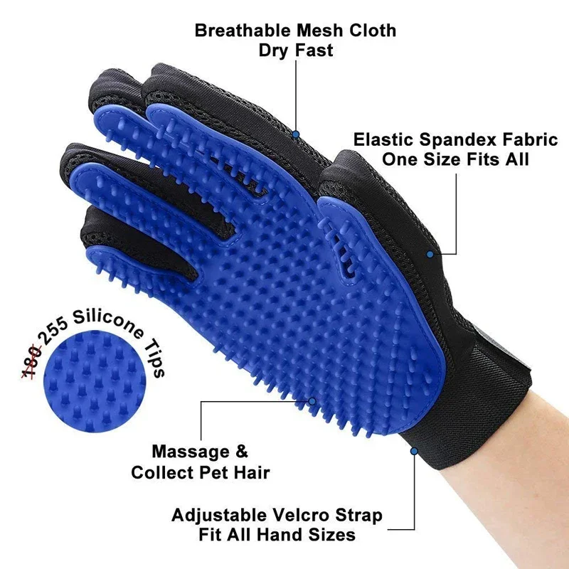 Silicone Pet Grooming Gloves C – Pet Supplies Grooming Hours recenzja i cena