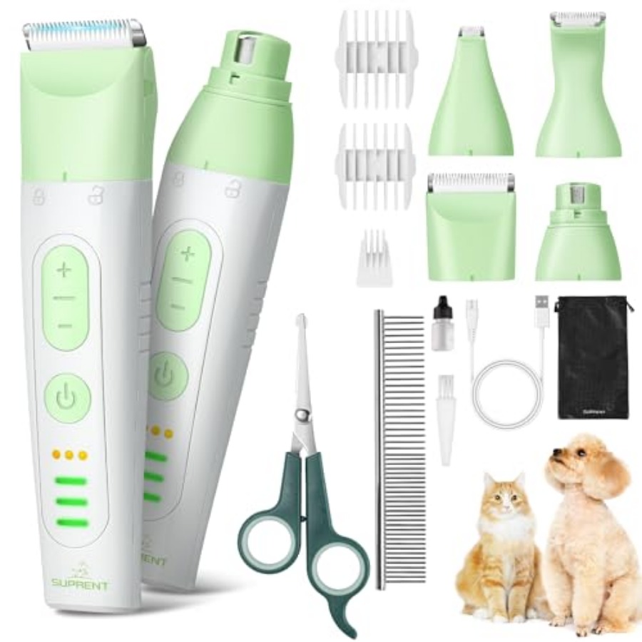 Dog Grooming Kit, 4 in 1 Dog C – Dog Grooming Clippers recenzja i cena
