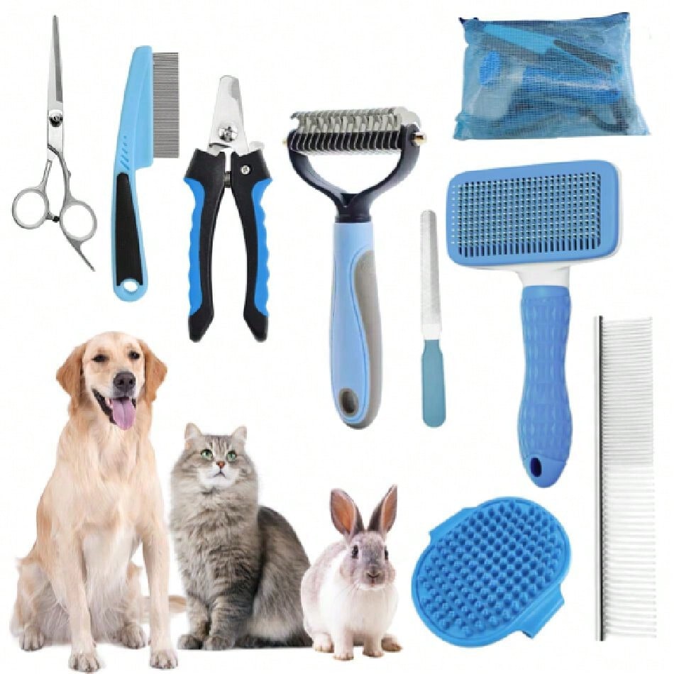Dog Brush For Shedding,9 PCS I – Dog Grooming Clippers recenzja i cena