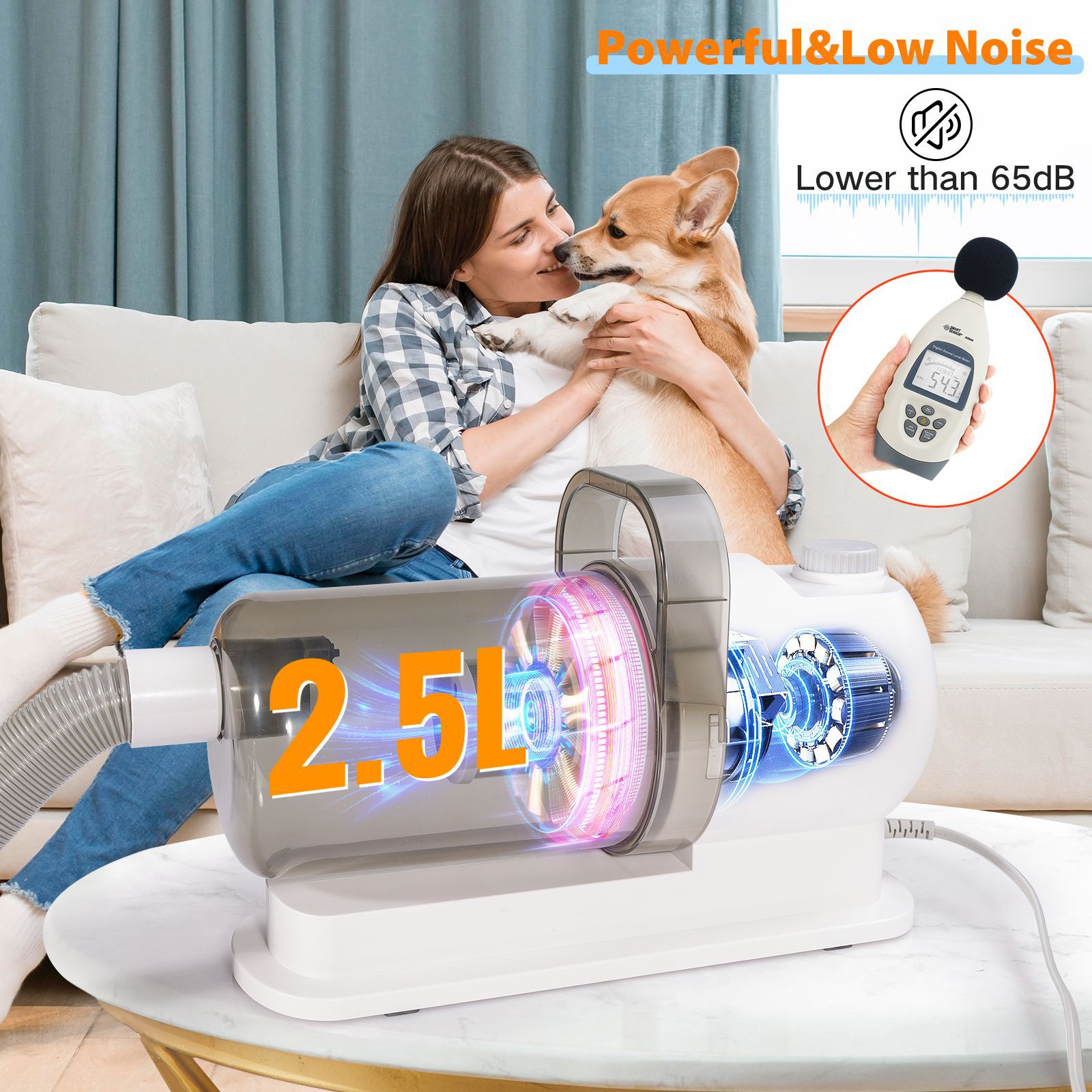 6 In 1 Pet Grooming Vacuum Kit – Dog Grooming Clippers recenzja i cena