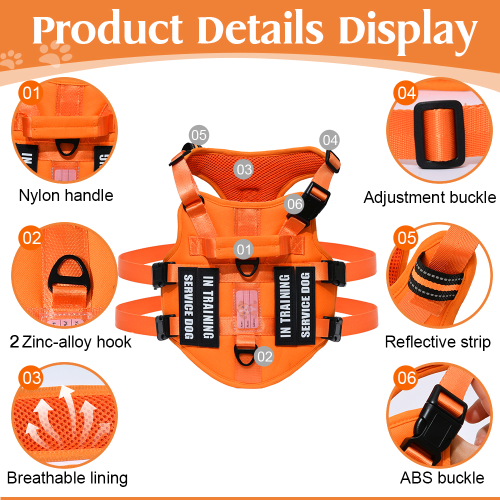 Service Dog Vest No Pull Dog H – No Pull Dog Harness recenzja i cena