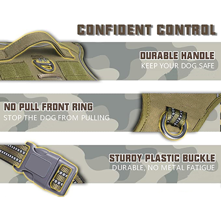 Military Tactical Dog Harness  – No Pull Dog Harness recenzja i cena