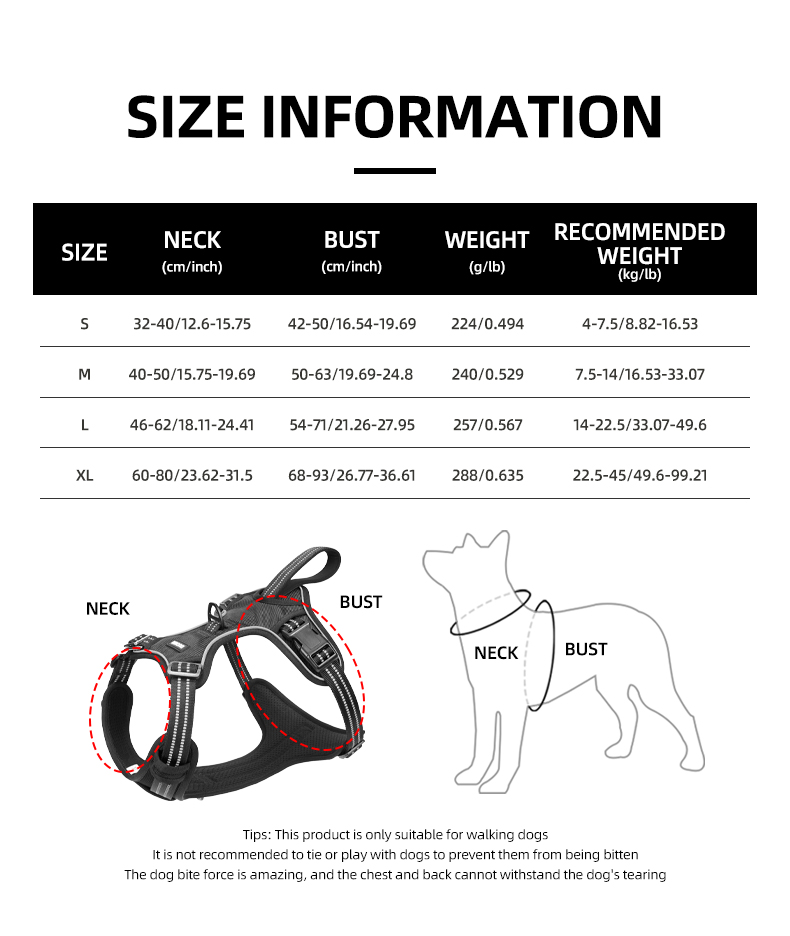 Car Safety Dog Harness for Med – No Pull Dog Harness recenzja i cena