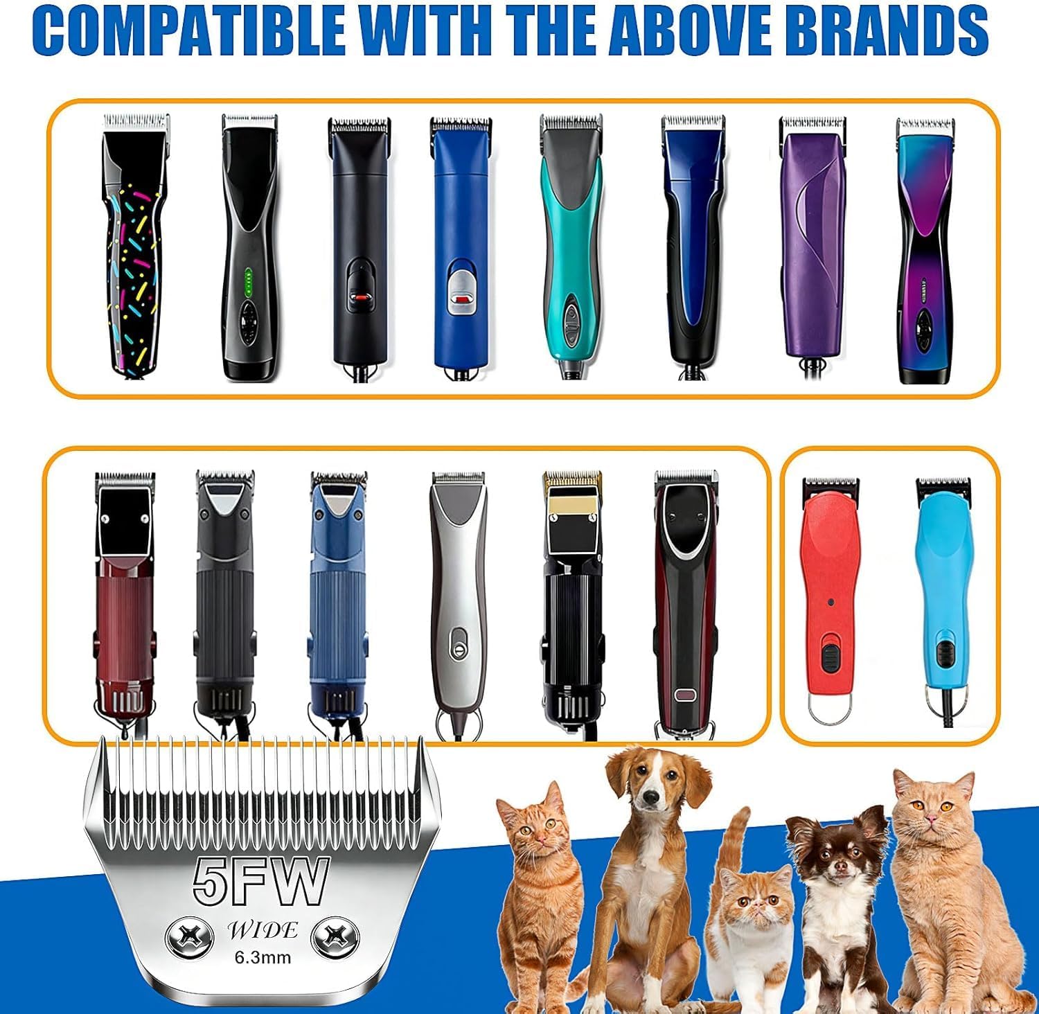 Animal Grooming Wide Blades Co – Dog Grooming Clippers recenzja i cena