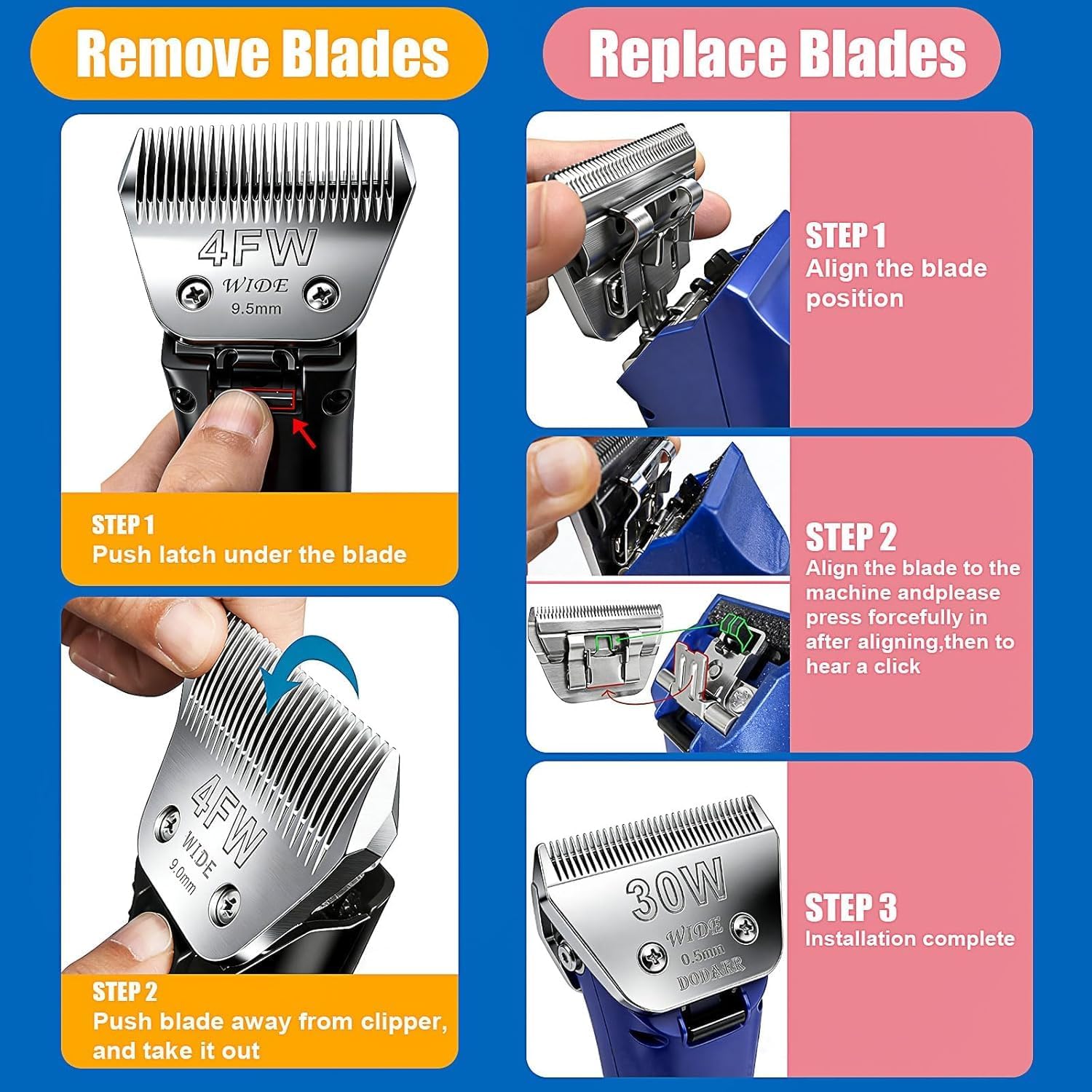 Animal Grooming Wide Blades Co – Dog Grooming Clippers recenzja i cena